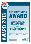 AV-Test Innovation Award for securing online financial transactions